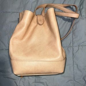 Tan backpack